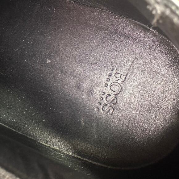 Vintage Hugo Boss Black Leather Split Toe Derby Dress Shoes Men’s Formal Lace Up main image 4